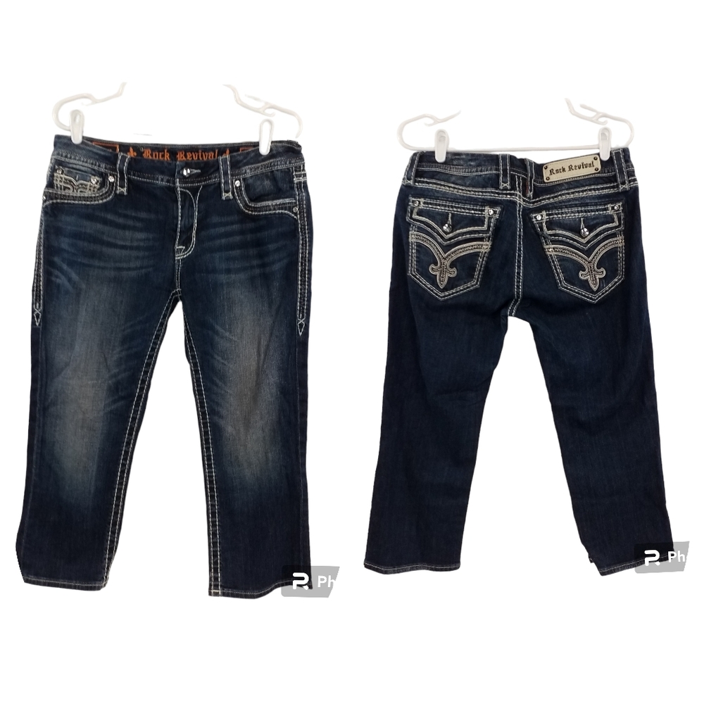 Rock Revival Clover Capris 